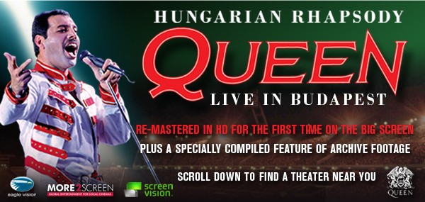 Hungarian Rhapsody Queen Live at Budabest 1986 al cinema